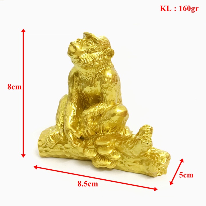 Tượng Con Khỉ Vàng - SP005237